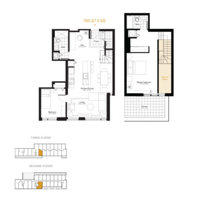 197 Lisgar St ottawa Condos for sale -Centre Town Tribeca Lofts - floor b4 -2.5 bedroom Moore-1245 SqFt