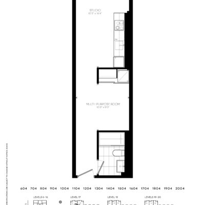 199 Slater st condos for sale - Ottawa condos for sale -condos in ottawa for sale -OTTAWA DOWNTOWN CONDOS FOR SALE -PLANS -studio